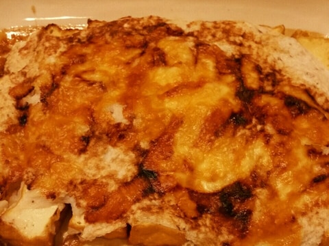 厚揚げの山芋チーズ焼き